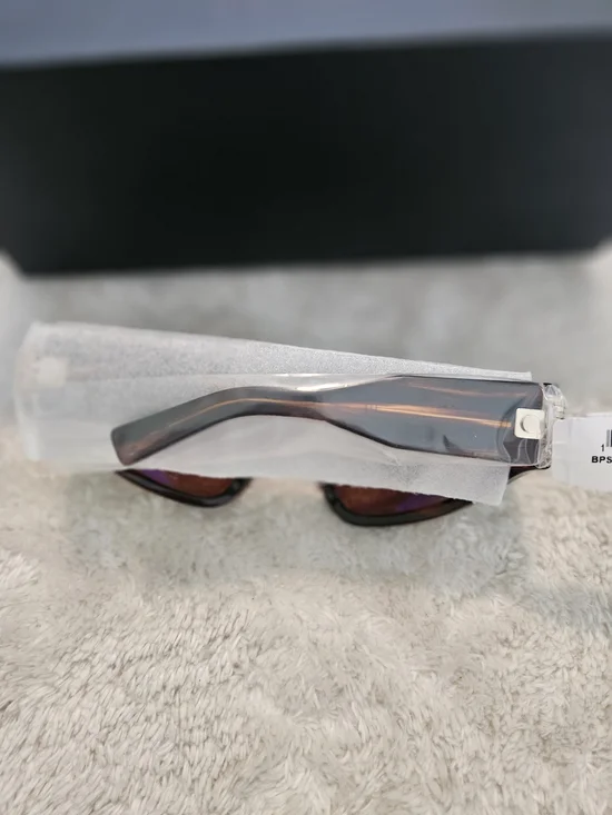 NWT Balmain Authentic B-escape Sunglasses Brown Gold Luxury Summer Vacation - Picture 12 of 13